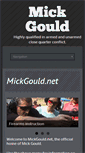 Mobile Screenshot of mickgould.net